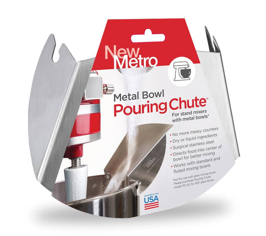 Pouring Chute Mixing Bowl Attachment / Metal Bowls