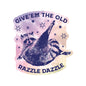 Razzle Dazzle Raccoon Humor High Quality Vinyl Sticker
