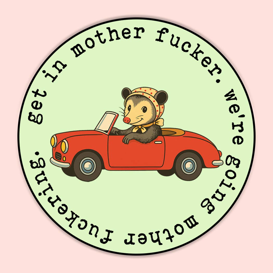 Funny Retro Sarcastic Sticker – Snarky Humor Decal