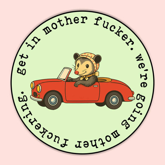 Funny Retro Sarcastic Sticker – Snarky Humor Decal