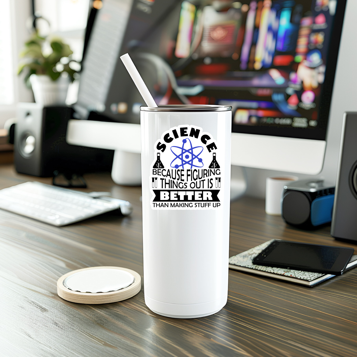 Funny Science Vinyl Sticker
