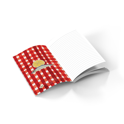 Denik Tinned Fish Soft Touch Layflat Notebook