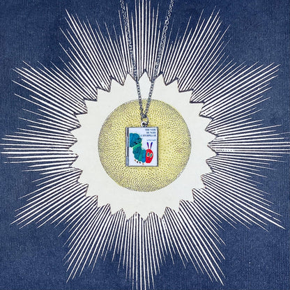 Book Locket Necklace - The Very Hungry Caterpillar