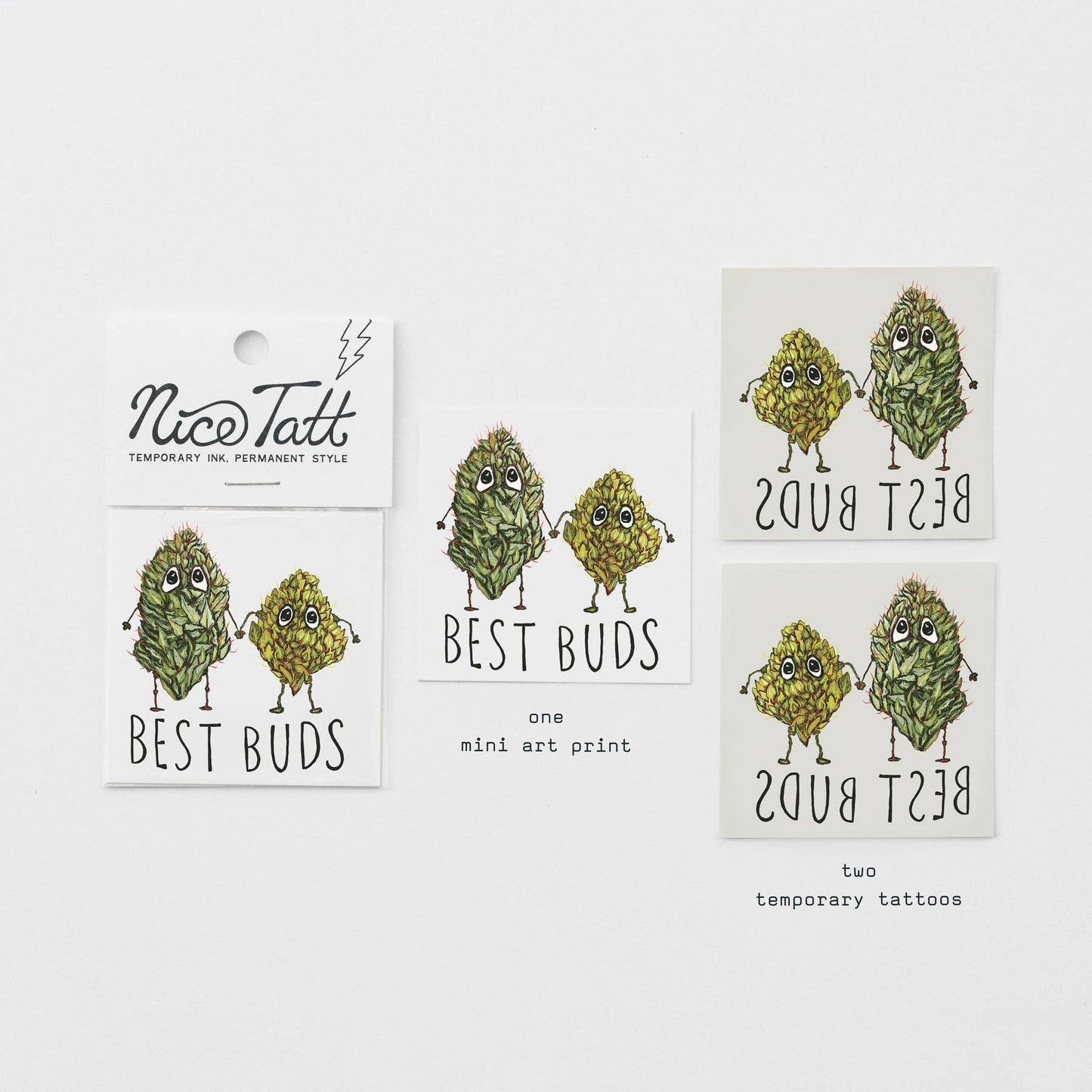 Best Buds - Temporary Tattoo