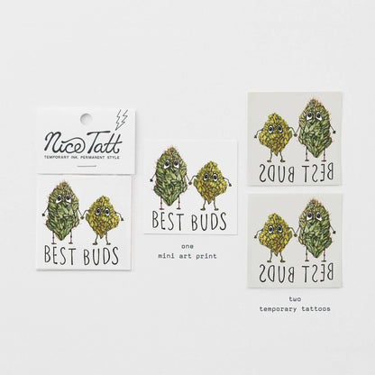 Best Buds - Temporary Tattoo