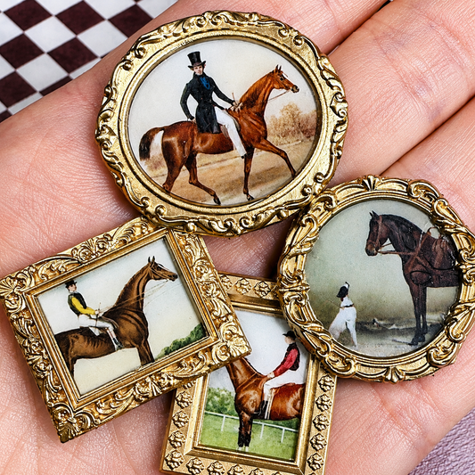 Equine Magnets (Set of 4 each) Vintage Horse images