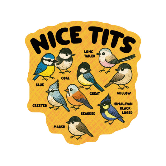 Sassy Bird Funny Pun Species High Quality Vinyl Sticker