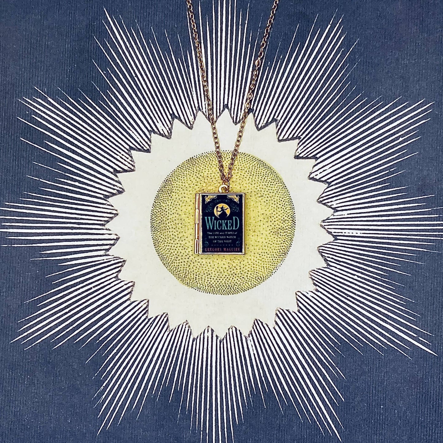 Book Locket Necklace - Wicked - Modern Edition