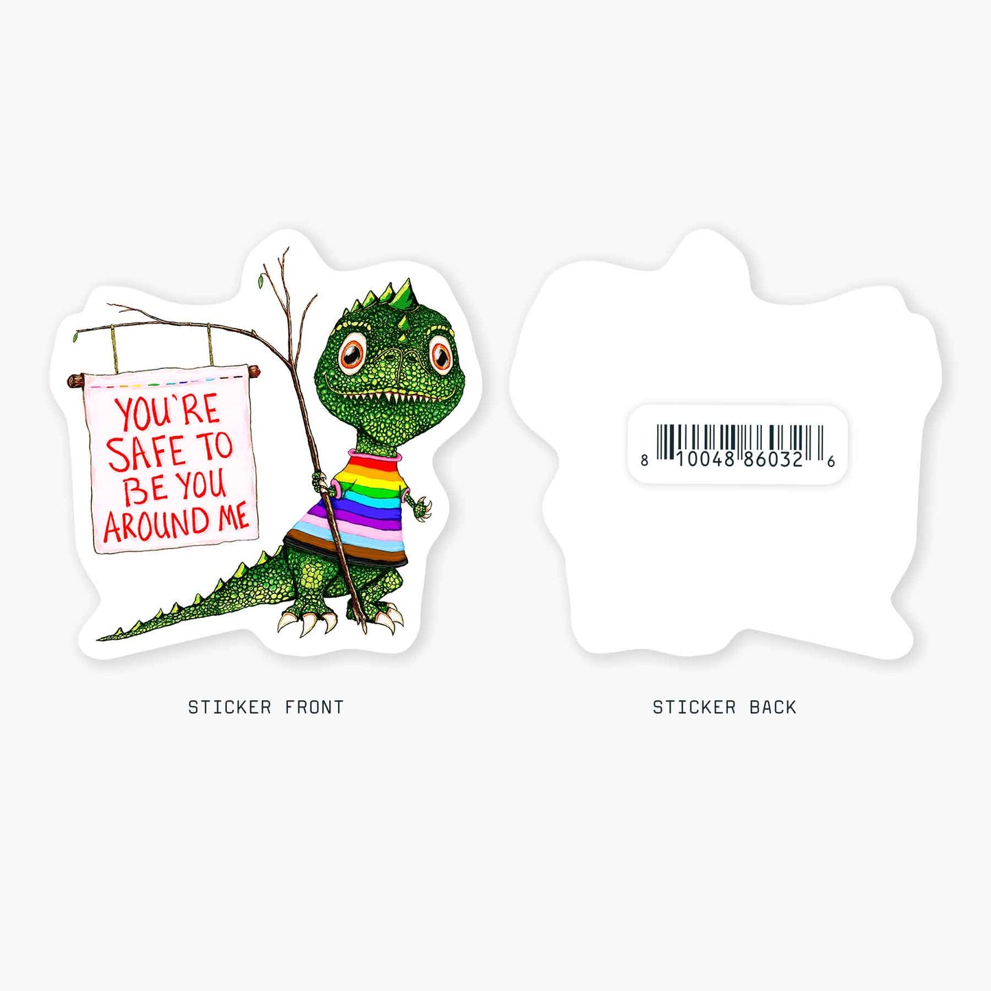 Safe - 3" Art Sticker