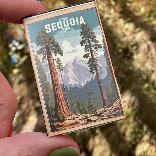 Sequoia National Park Vintage-looking Matchboxes