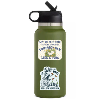 Mental Health Butterfly Raccoon High Quality Vinyl Sticker