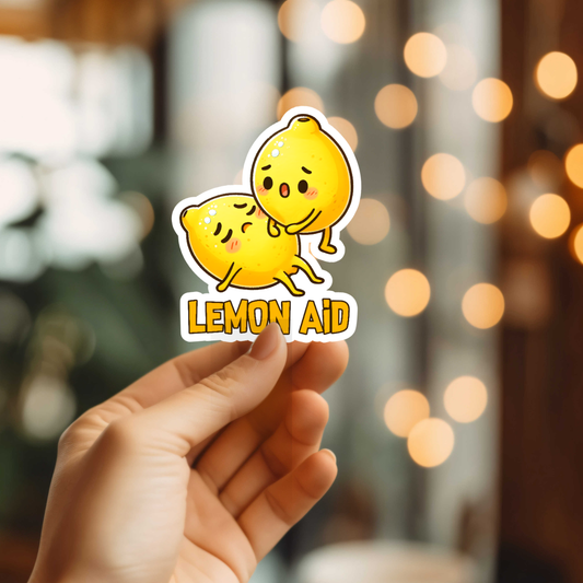 Funny Lemon Aid Sticker