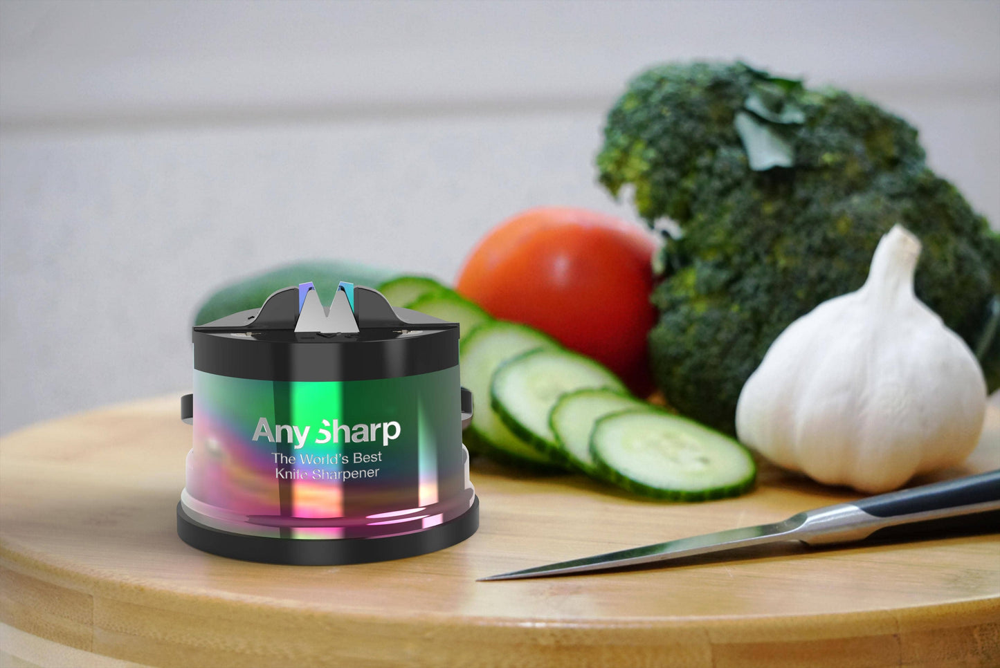 AnySharp Chef - Oil Slick Knife Sharpener