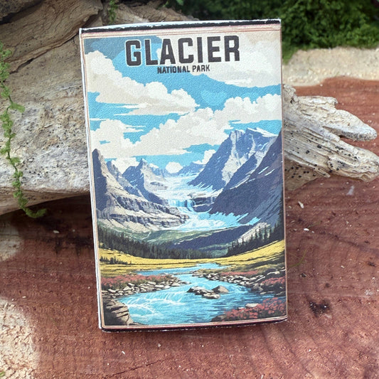 Glacier National Park Vintage-looking Matchboxes