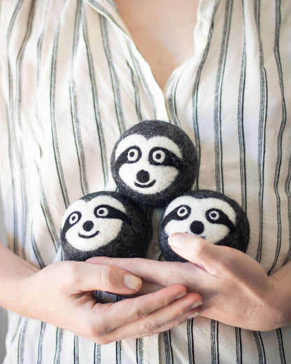 Friendsheep Sloth Trio Eco Wool Dryer Balls - Set of 3
