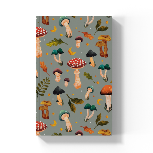 Denik Mushroom Garden Layflat Journal Notebook