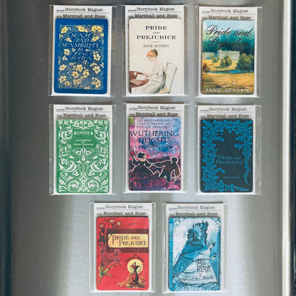 Bookish Magnet - Pride and Prejudice - Red Sundial