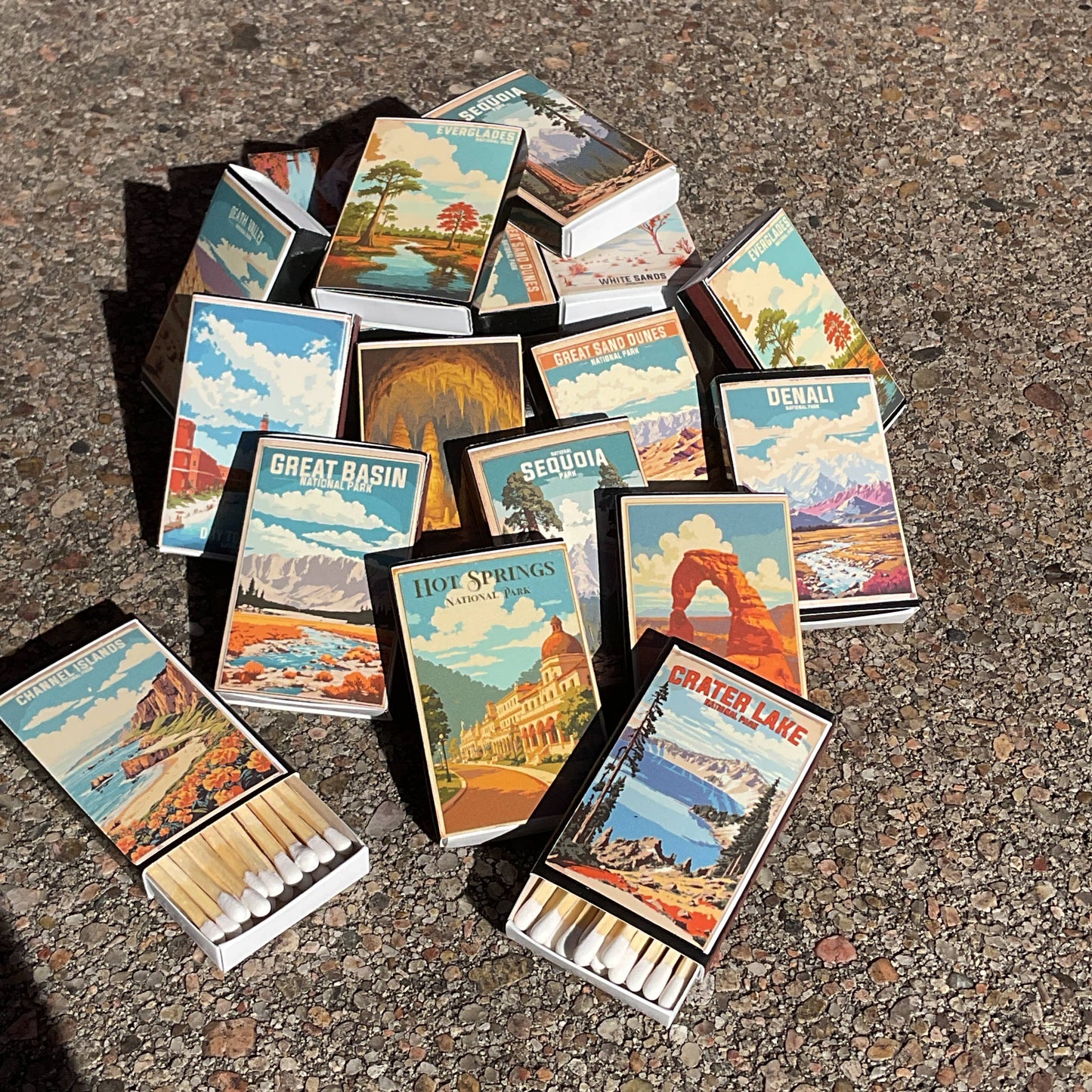 Arches National Park Vintage-looking Matchboxes