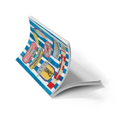 Denik Tinned Fish Soft Touch Layflat Notebook