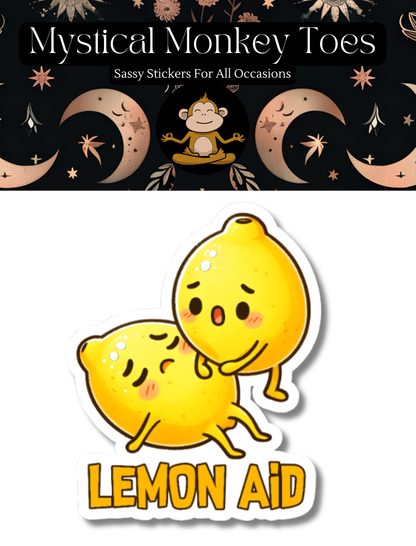 Funny Lemon Aid Sticker