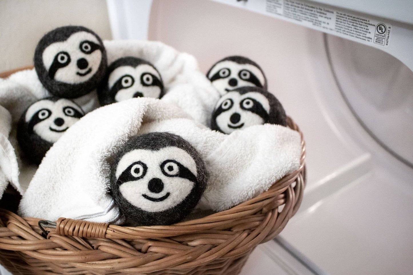 Friendsheep Sloth Trio Eco Wool Dryer Balls - Set of 3
