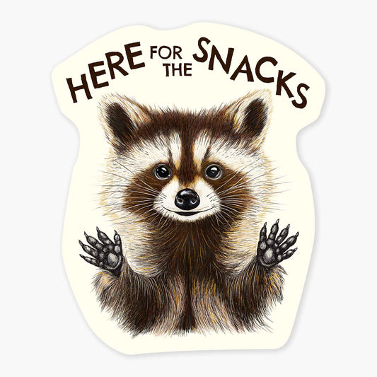 Snacks - 3" Art Sticker
