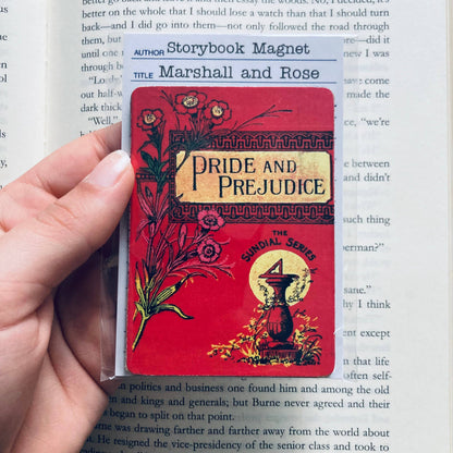 Bookish Magnet - Pride and Prejudice - Red Sundial