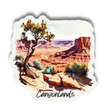 National Parks and Beyond Watercolor Sticker