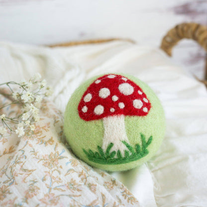 Friendsheep Enchanted Mushrooms Eco Wool Dryer Balls - Set of 6