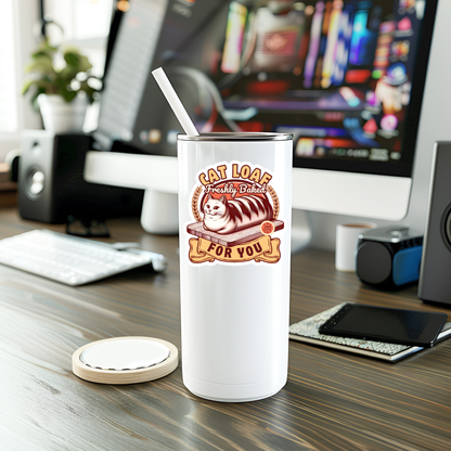 Funny Cat Loaf Vinyl Sticker