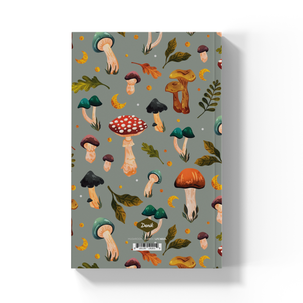 Denik Mushroom Garden Layflat Journal Notebook