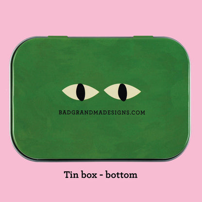 Stop Snooping Bitch stash tin - purse-size food-safe tin box