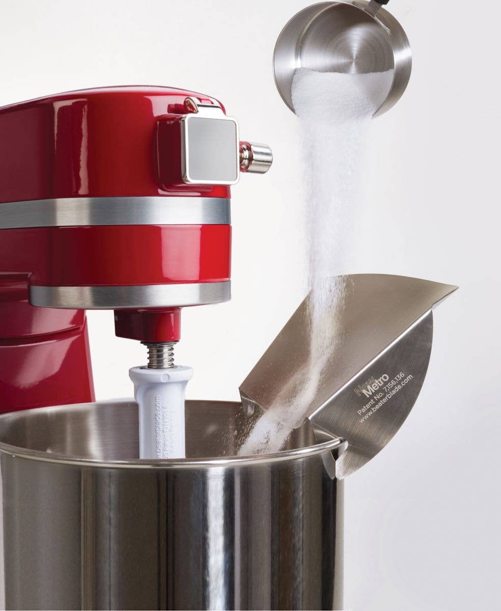 Pouring Chute Mixing Bowl Attachment / Metal Bowls