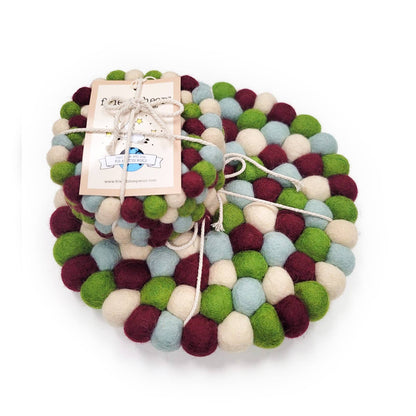 Friendsheep Yuletide Eco Coasters and Trivets