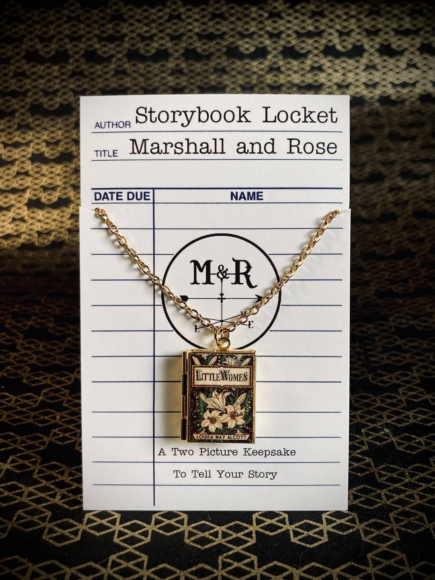 Book Locket Necklace - Little Women - Lily Series