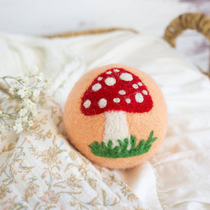 Friendsheep Enchanted Mushrooms Eco Wool Dryer Balls - Set of 6