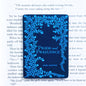 Bookish Magnet - Pride and Prejudice - Dark Blue Floral