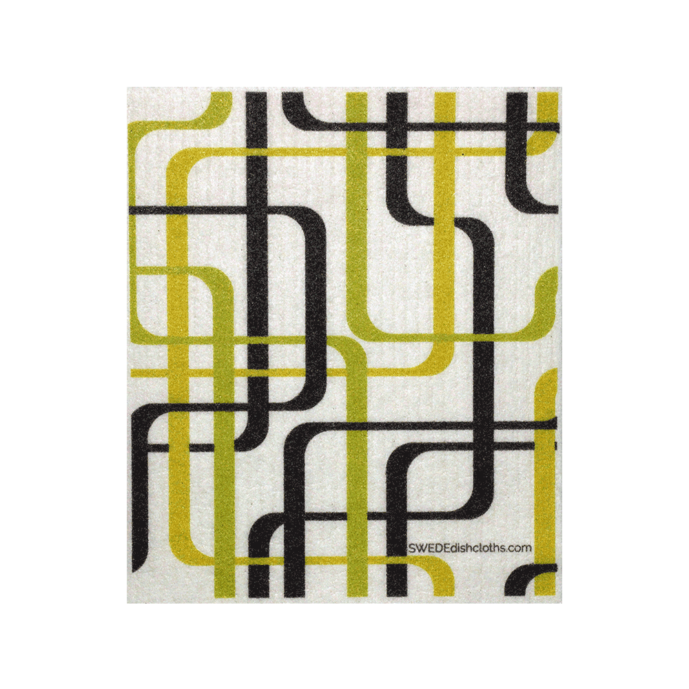 Swedish Dishcloth Modern Lines