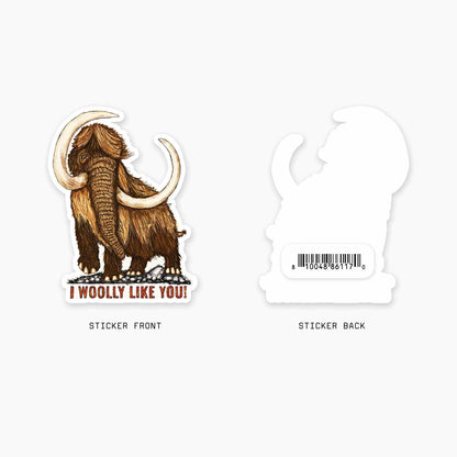 Woolly Like You - 3" Art Sticker