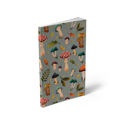 Denik Mushroom Garden Layflat Journal Notebook