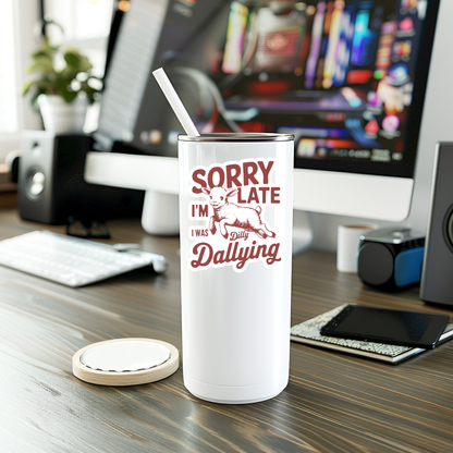 Funny I Was Dilly Dallying Vinyl Sticker