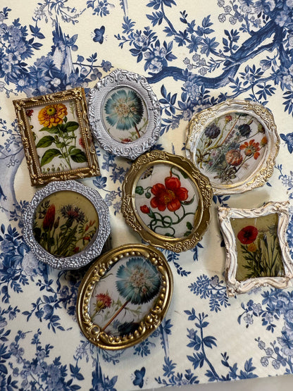Vintage floral Magnets (Set of 4)
