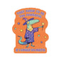 Math Wizard Lizard Funny High Quality Vinyl Sticker
