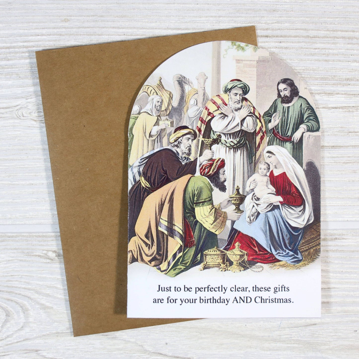 Holiday Card for Birthday and Christmas Gifts
