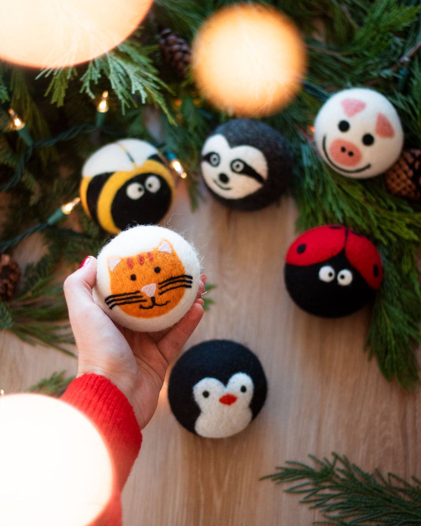 Friendsheep Critter Camp Eco Wool Dryer Balls - Set of 6