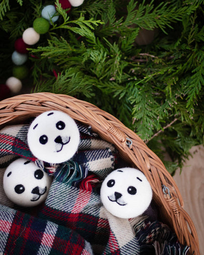 Friendsheep Baby Seals Eco Wool Dryer Balls - Set of 3