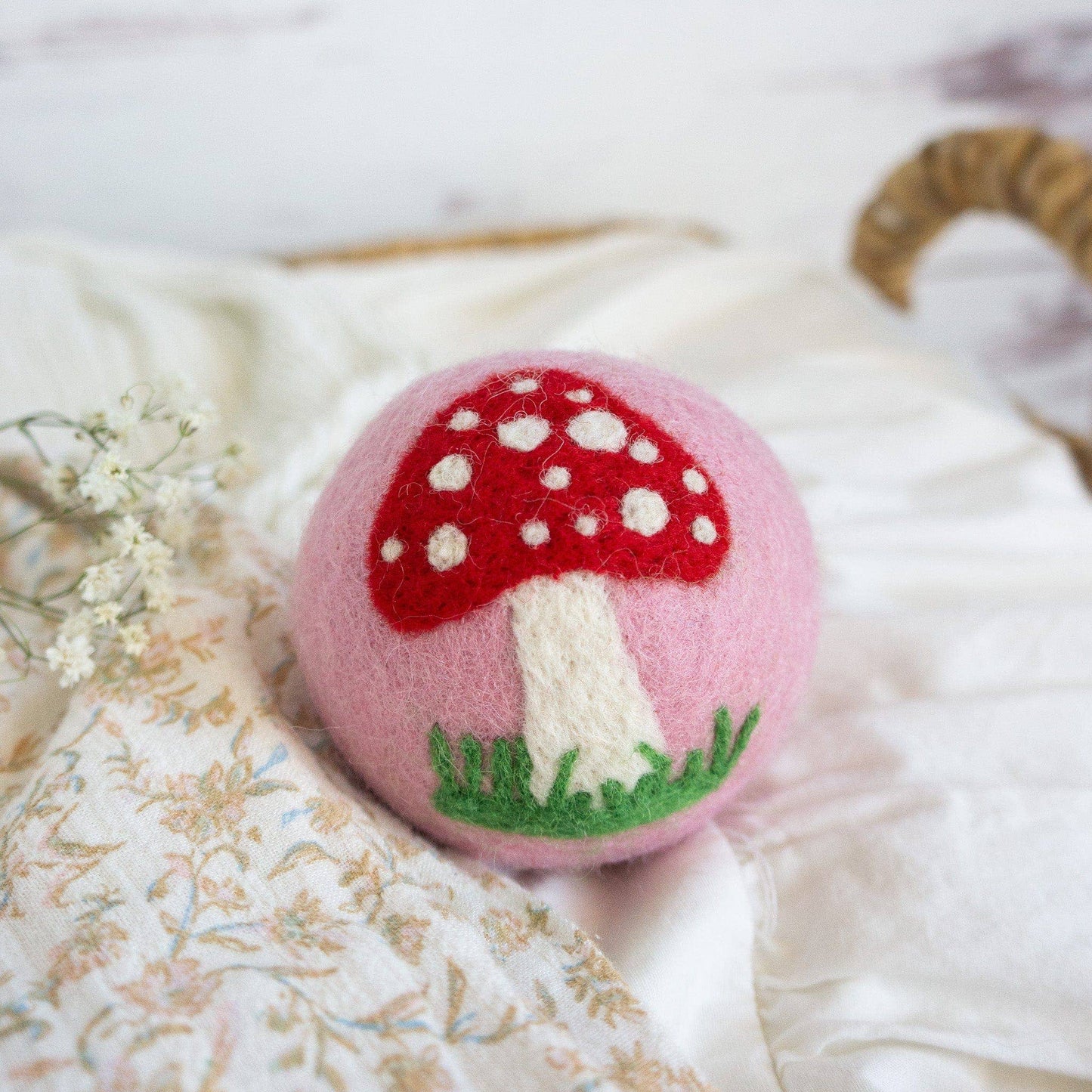 Friendsheep Enchanted Mushrooms Eco Wool Dryer Balls - Set of 6