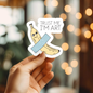Funny Trust Me I'm Art Vinyl Sticker
