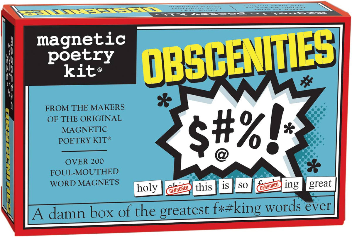 Obscenities Magnetic Poetry Kit