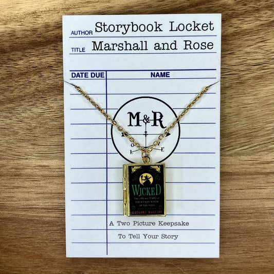 Book Locket Necklace - Wicked - Modern Edition